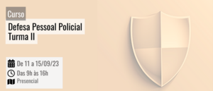 Notícia: Curso: Defesa Pessoal Policial - Turma II
