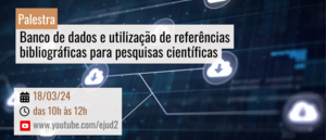 Notícia: Palestra: Banco de dados e utilização de referências bibliográficas para pesquisas científicas